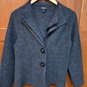 Nomadic Trader NTCO Women's Jacket Boiled Wool Gray Size M